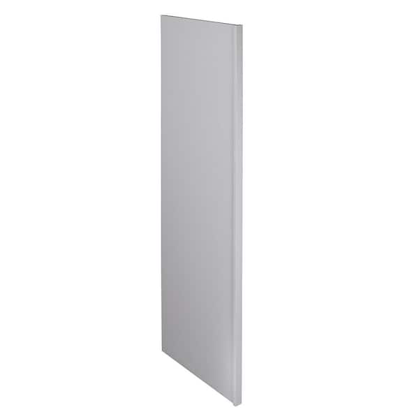 Home Decorators Collection Washington Franklin Hargrove 24 in. W x 1.5 in. D x 34.5 in. H in Veiled Gray Base End Panel