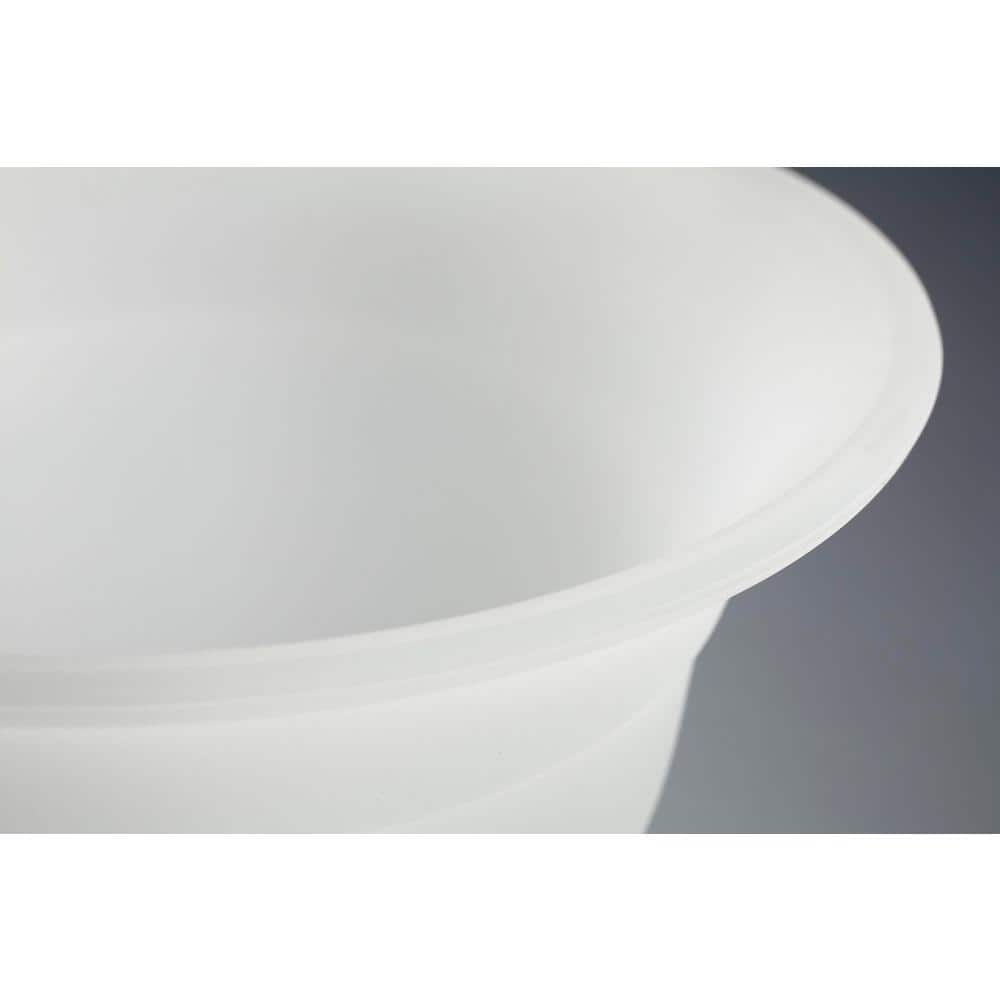Trinity Brushed Nickel 2-Light Bath Vanity with Etched Glass Shades