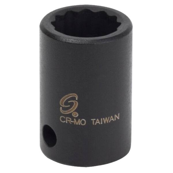Made in Taiwan 3/8" Drive Deep Socket 7/16" Pro-Mate 6 Point 