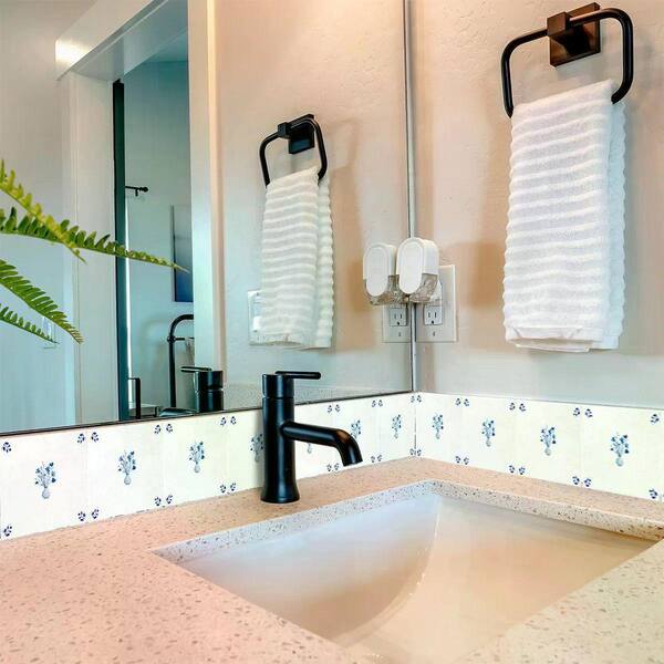 MI ALMA Blue D91 7 in. x 7 in. Vinyl Peel and Stick Tile (24 Tiles
