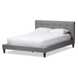 Quincy Gray Full Upholstered Bed