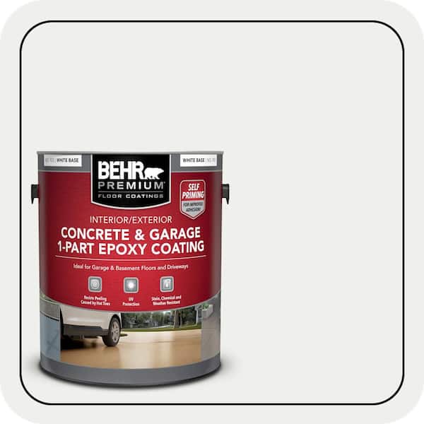 1 gal. #57 Frost Self-Priming 1-Part Epoxy Satin Interior/Exterior Concrete and Garage Floor Paint