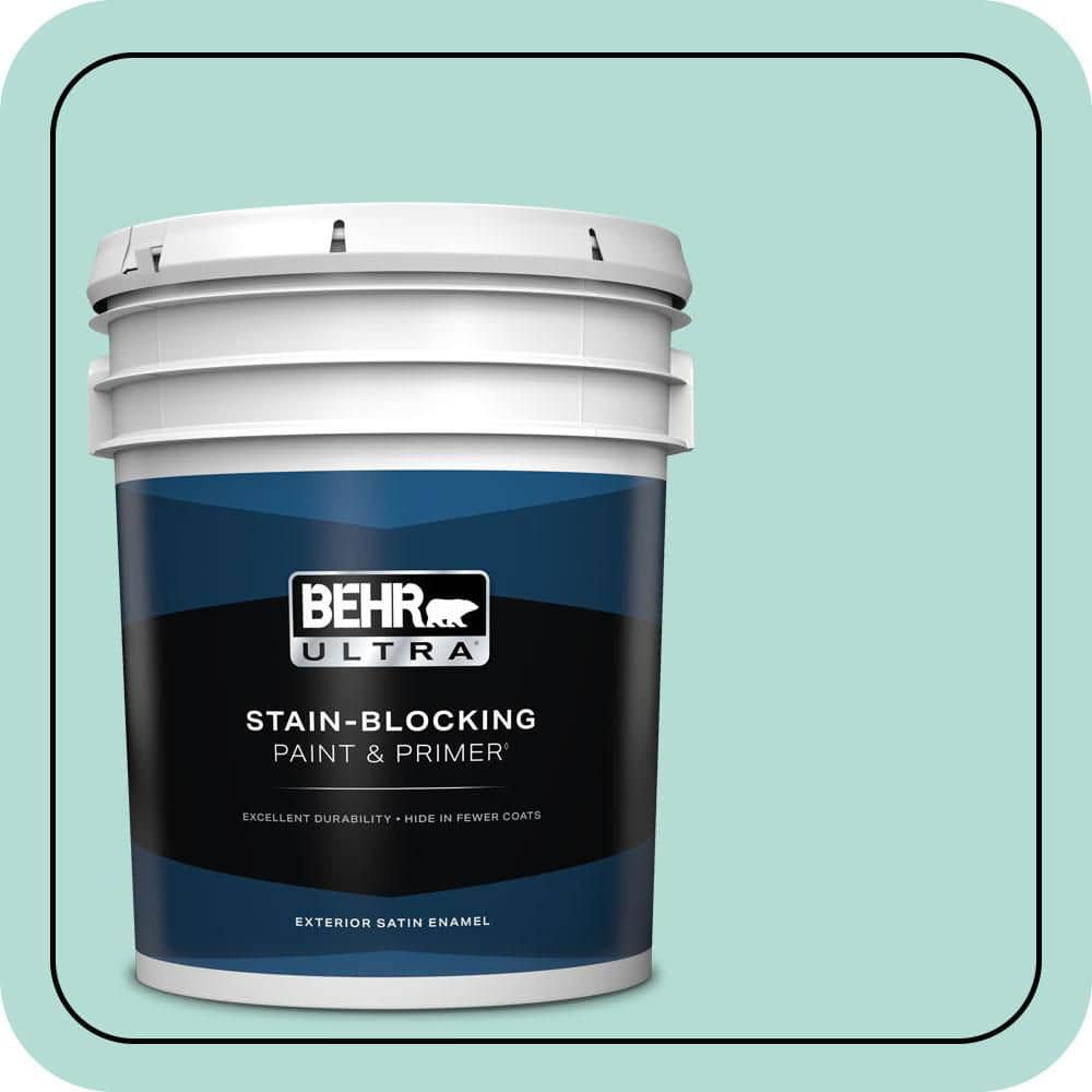 5 gal. #490C-3 Balmy Seas Satin Enamel Exterior Paint & Primer price history on PriceWatchPro