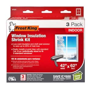 Indoor Window Insulation Kit (3 per Pack)