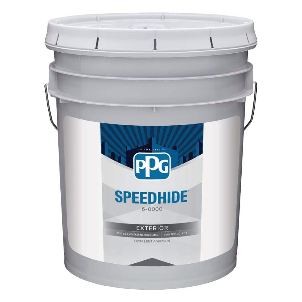 SPEEDHIDE 5 gal. Base 1-Semi-Gloss Exterior Paint 6-901XI-05 - The Home  Depot