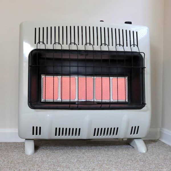 30,000 BTU Vent Free Radiant Natural Gas or Propane Dual Fuel Space Heater