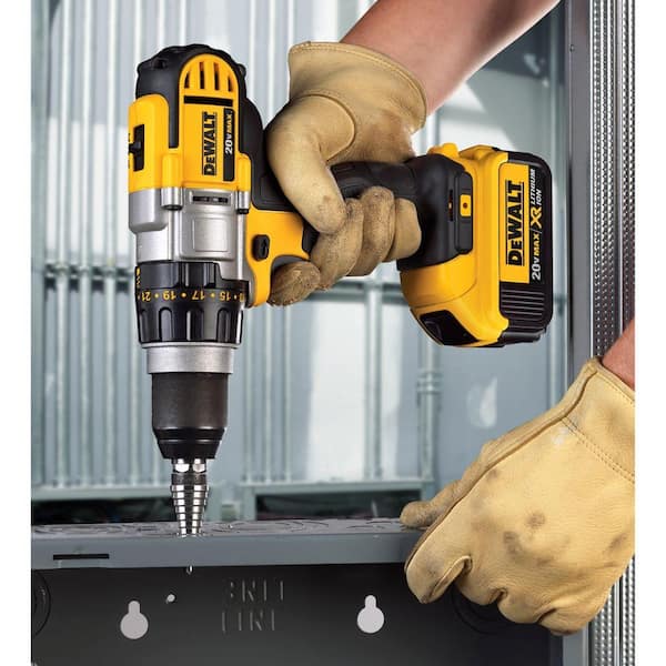 DEWALT 20V MAX Cordless Premium 3-Speed 1/2 in. Drill/Driver with (2) 20V  4.0Ah Batteries, Charger and Case DCD980M2 The Home Depot