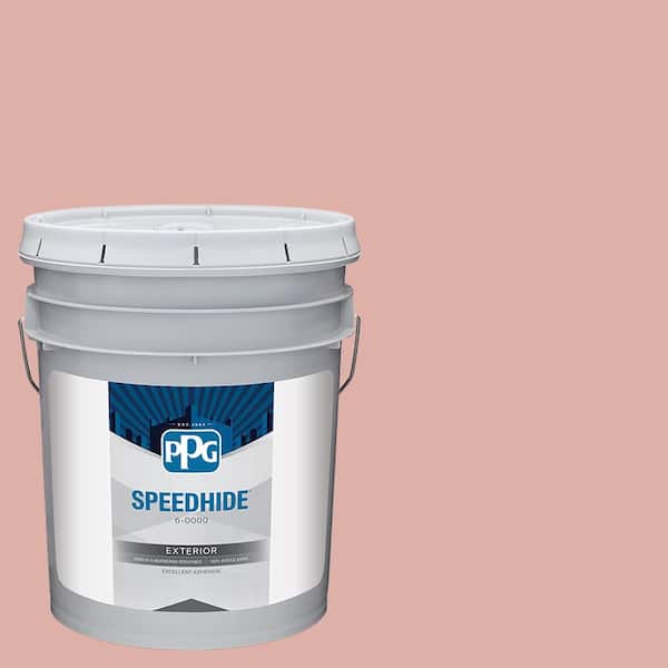 SPEEDHIDE 5 gal. PPG1058-4 Mesa Pink Flat Exterior Paint