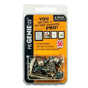 40-Piece 50 lbs. Picture Hanging Kit Hangs Pics Up (4-Pack)
