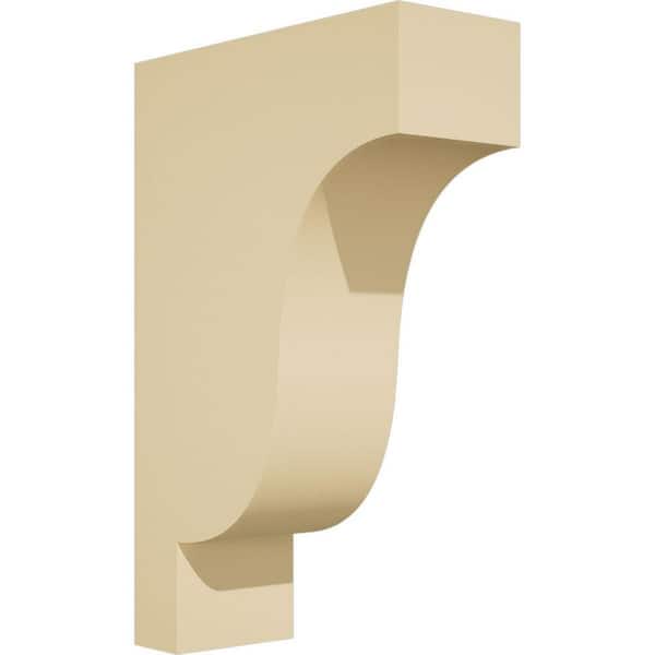 Ekena Millwork Standard Newport 3 in. W x 12 in. H x 8 in. D Signature Urethane Polyurethane Corbel