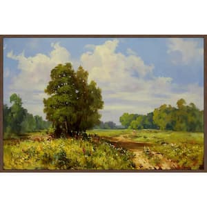 "Nature Escape" by Marmont Hill Floater Framed Canvas Nature Art Print 30 in. x 45 in.