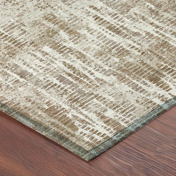Chantille Machine Washable Indoor/Outdoor Abstract ACN2710 Beige 10 ft. x 14 ft. Area Rug