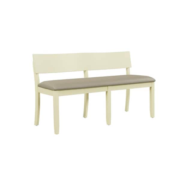 Boraam Capella Beige/Buttermilk 52.5 in Dining Bedroom Bench