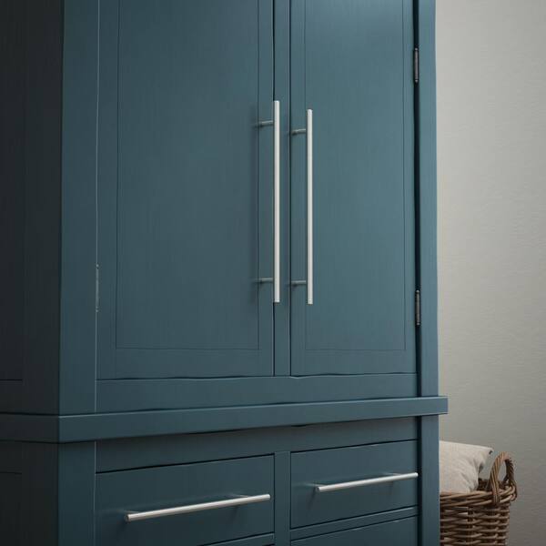 Solid Bar 11-5/16 in. (288 mm) Modern Cabinet Drawer Bar Pull in Stainless Steel