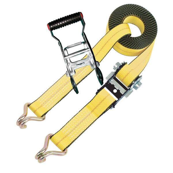 EVEREST 2 in. x 27 ft. Anti-Theft Ratchet Tie-Down Strap