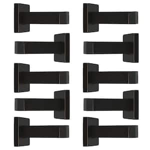 DSIX 3-5/32 in. L, 3/4 in. Dia Oil Rubbed Bronze Stainless Steel Square Wall Mount Door Stop (10-Pack)