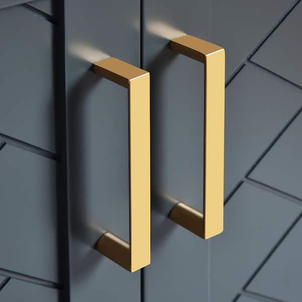 Unbranded Chevron 30 in. Single Freestanding Blue Color Bath Vanity with White Ceramic Top Unassembled