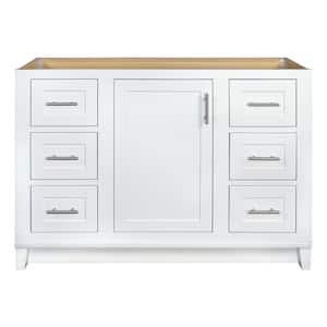 Kinghurst 48 in. W x 21 in. D x 33.5 in. H Bath Vanity Cabinet without Top in White