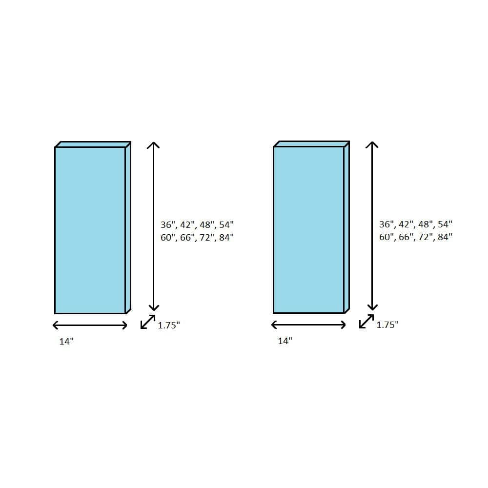 Dirty Blonde 72" Western Red Cedar Board and Batten Shutters (Set of 2)