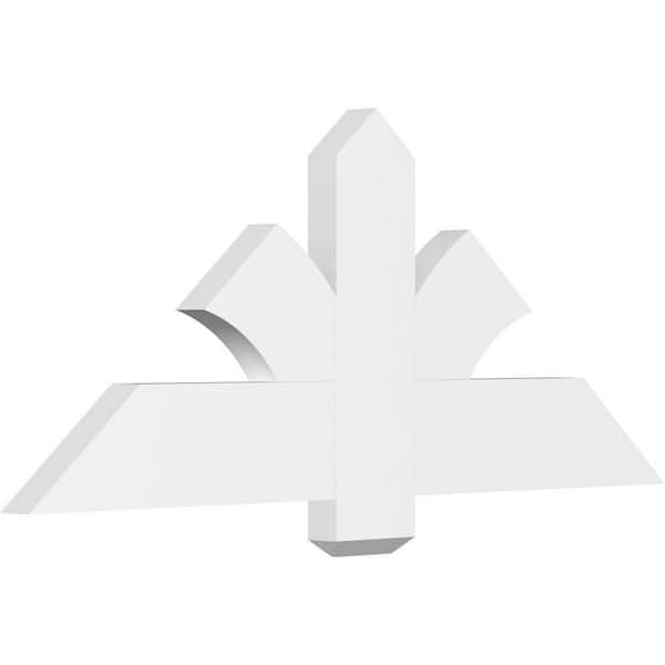 Ekena Millwork Redmond 48 in. W x 20 in. H x 2 in. D Signature Polyurethane Bracket