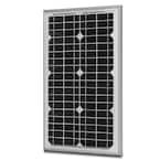 30-Watt 12-Volt Mono Solar Panel, Compatible with Portable Chest Fridge Freezer Cooler