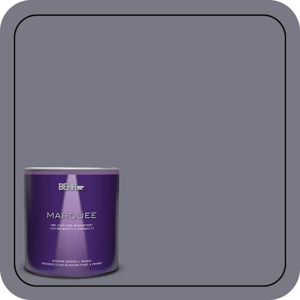 BEHR MARQUEE 1 qt. #N540-5 Infamous One-Coat Hide Eggshell Enamel Interior Paint & Primer