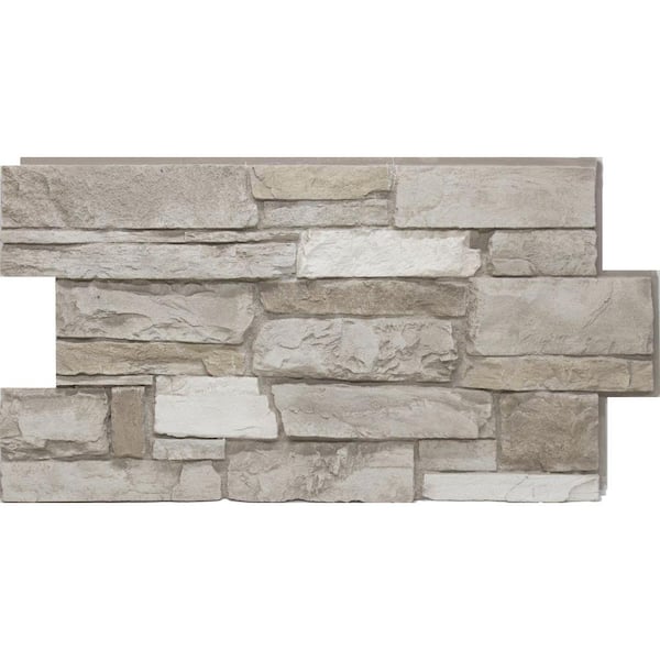 Urestone Stacked Stone #65 24 in. x 48 in. Mountain Country Stone Veneer  Panel (4-Pack) UL2625pk-65 - The Home Depot