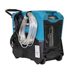 145-Pint LGR Commercial Dehumidifier with Auto Purge Pump, Handle and Wheels for Water Damage Restoration and Mold