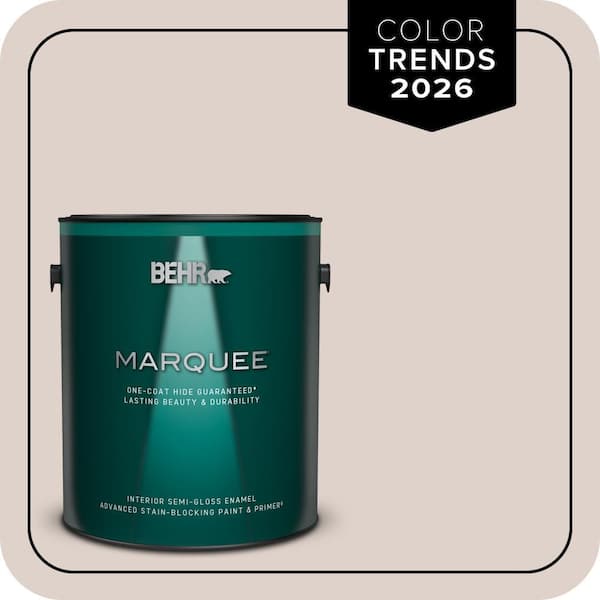 BEHR MARQUEE 1 gal. #N150-1 Mocha Ice Semi-Gloss Enamel Interior Paint & Primer