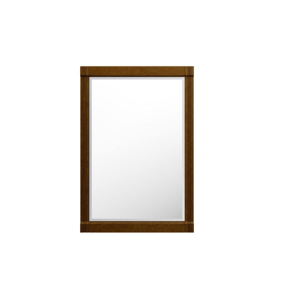 Bellshire 26.0 in. W x 38.0 in. H Framed Wall Bathroom Vanity Mirror in Honey Oak price history on PriceWatchPro