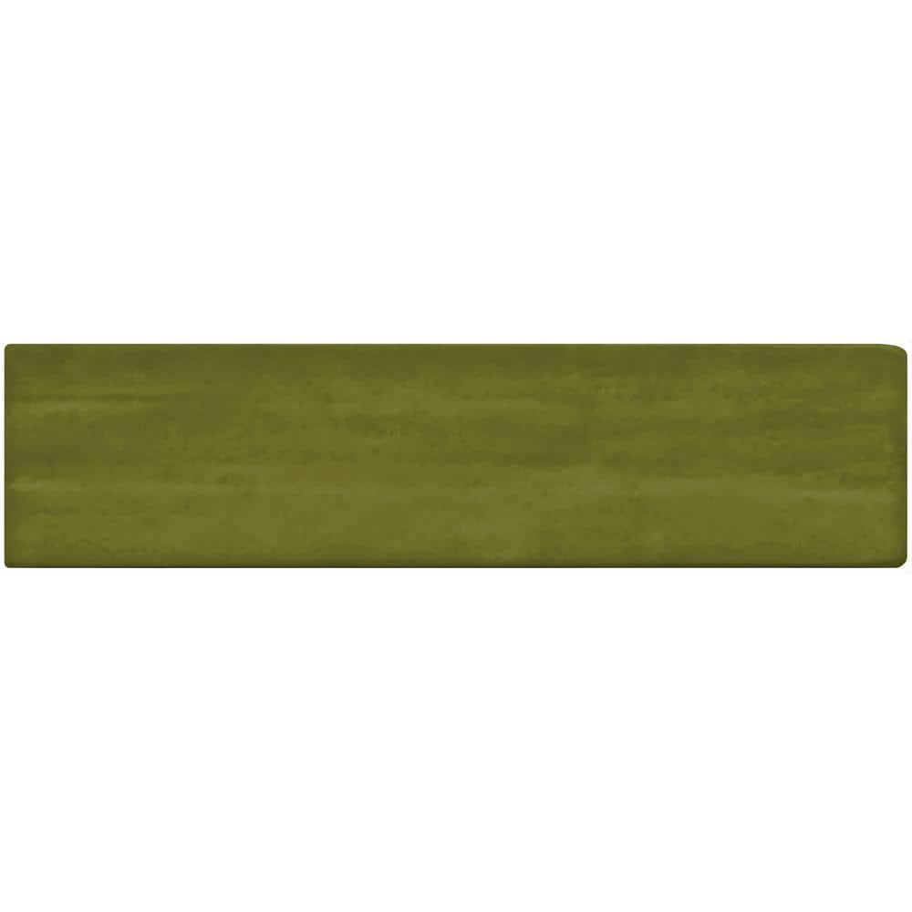 Artcrafted Fern 3 in. x 12 in. Glazed Ceramic Wall Tile (10.12 sq. ft./case) price history on PriceWatchPro