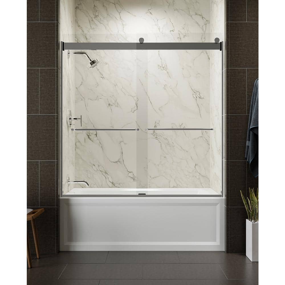 Levity 59.63"" x 59.75"" Bypass Bath Door with CleanCoat® Technology -  Kohler, 706006-L-SH