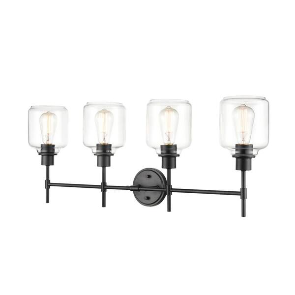 Millennium Lighting 34.75 in. 4Light Matte Black Vanity Light 6944MB