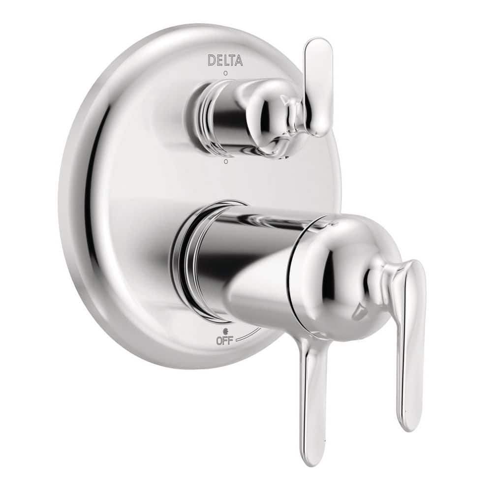 Bonacci 6-Setting Integrated Diverter 3-Handle Valve Trim Kit in Lumicoat Chrome (Valve Not Included) price history on PriceWatchPro
