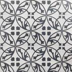 Branwell Erte Blanco 9 in. x 9 in. Matte Porcelain Floor and Wall Tile (10.76 sq. ft. / box)