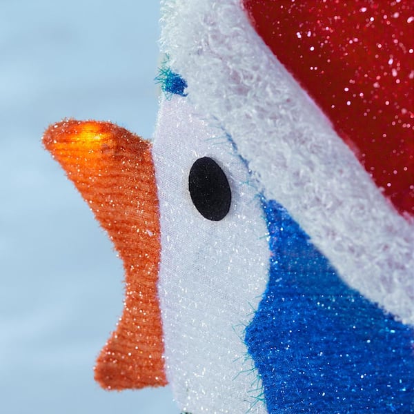 Buy 6 ft Cool WhiteWarm White LED Penguins Slide Holiday Yard