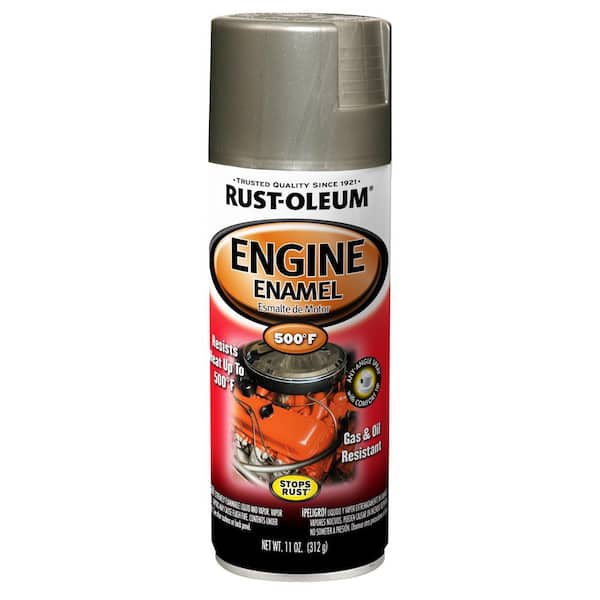 Rust Oleum Automotive 11 Oz Semi Gloss Aluminum Engine Enamel Spray Paint 6 Pack 248949 - Rustoleum Engine Paint Colors