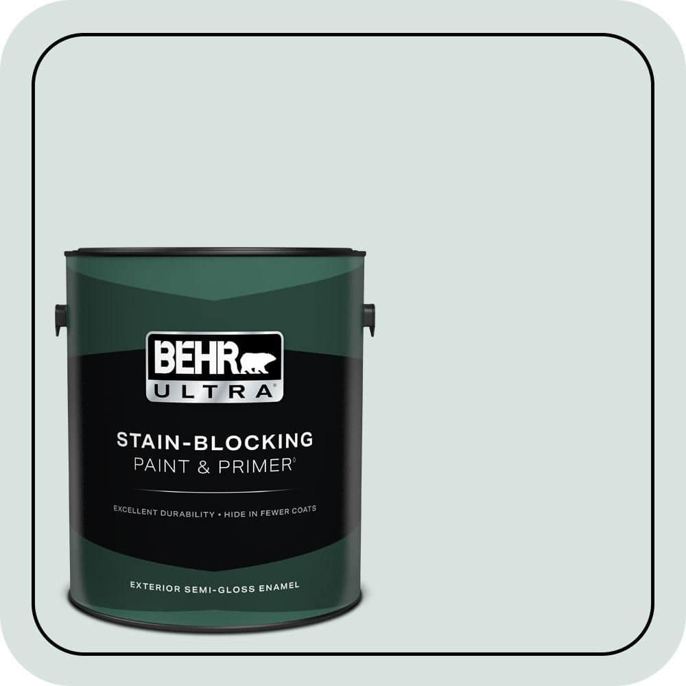 1 gal. #730E-2 Sparkling Spring Semi-Gloss Enamel Exterior Paint & Primer price history on PriceWatchPro