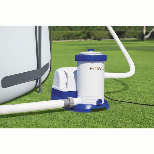 Bestway Flowclear 2500 GPH Above Ground Swimming Pool Water Filter Pump  58392E-BW - The Home Depot