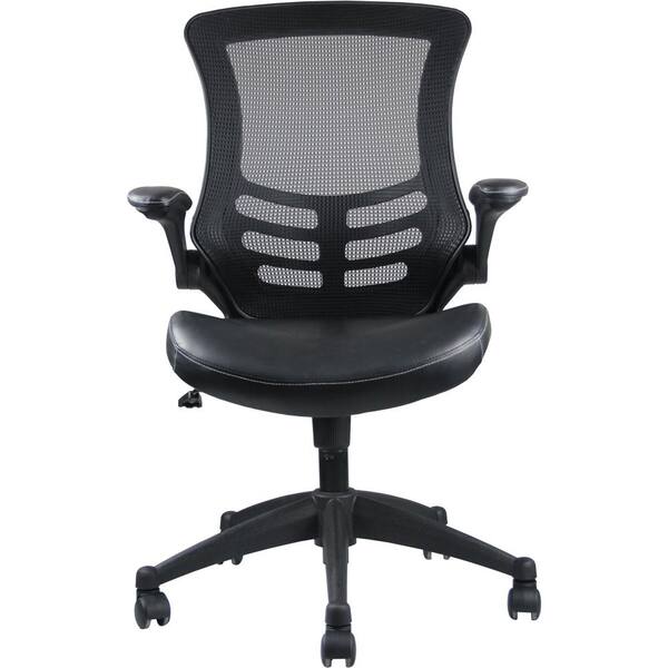 Manhattan Comfort Intrepid High-Back Black Office Chair