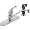 Peerless Core Single-Handle Standard Kitchen Faucet with Side Sprayer ...