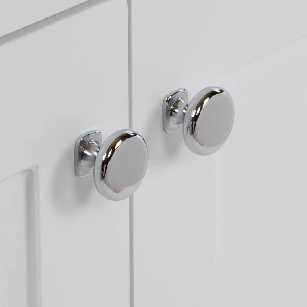 Buy Everdean 24.50 in. W x 18.75 in. D Bath Vanity in White with