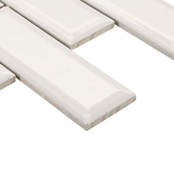 Daltile Revalia Remix Centennial White 12-1/2 in. x 15 in. Glossy
