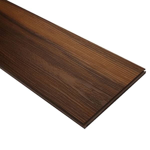 TrafficMaster Park End 6 MIL x 6 in. W x 36 in. Waterproof Dark