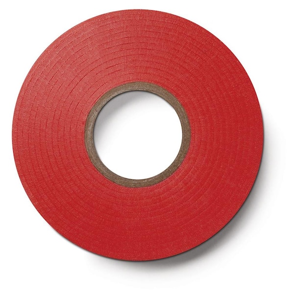 TapesSupply 100 ROLLS RED ELECTRICAL TAPE 3/4 X 66 FT (FULL CASE