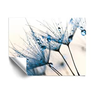 Mystic Blue Flowers Removable Wall Mural