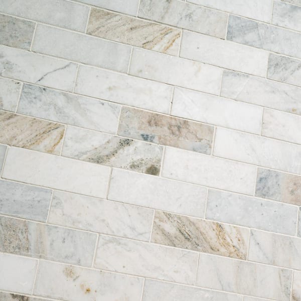 American Olean Genuine Stone Espresso Marble Natural Stone Marble Pencil Liner Tile (1/2-in x 12-in)