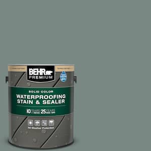 1 gal. #PPU12-16 Juniper Ash Solid Color Waterproofing Exterior Wood Stain and Sealer