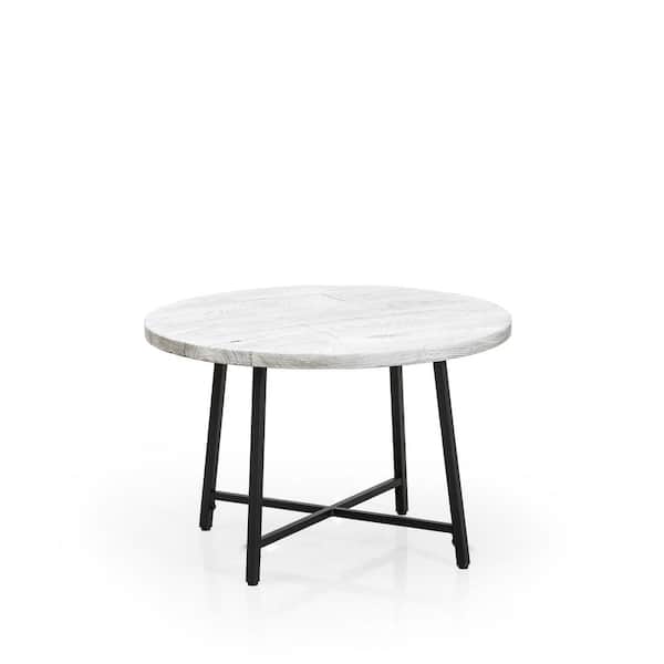 Unbranded 28 in. Round MDF Wood Outdoor Coffee Table