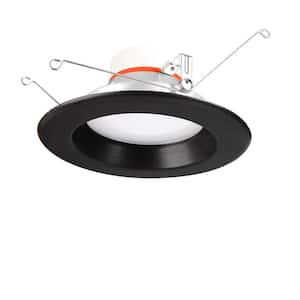 5/6 in. Integrated LED New Construction or Remodel Recessed Light Trim with Interchangeable Trims and CCT, (1-Pack)